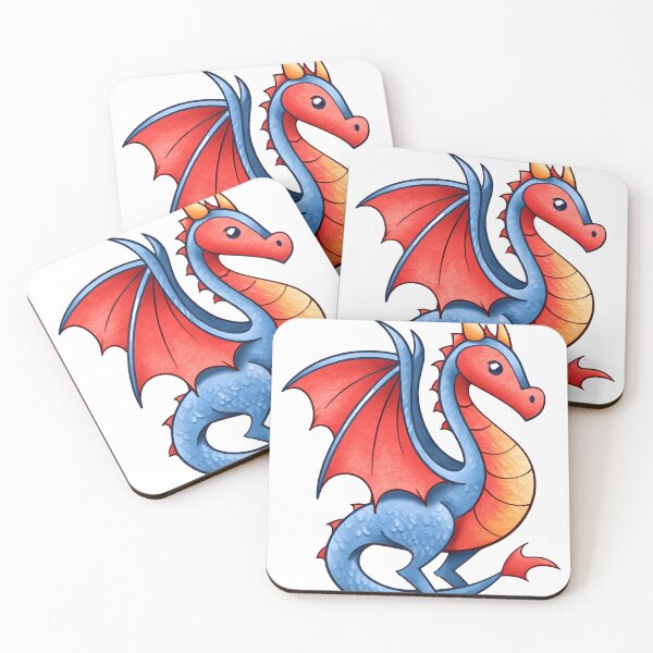 Item preview, Dragon Symbol - Colorful Cartoon Dragon designed and sold by Asapusri.