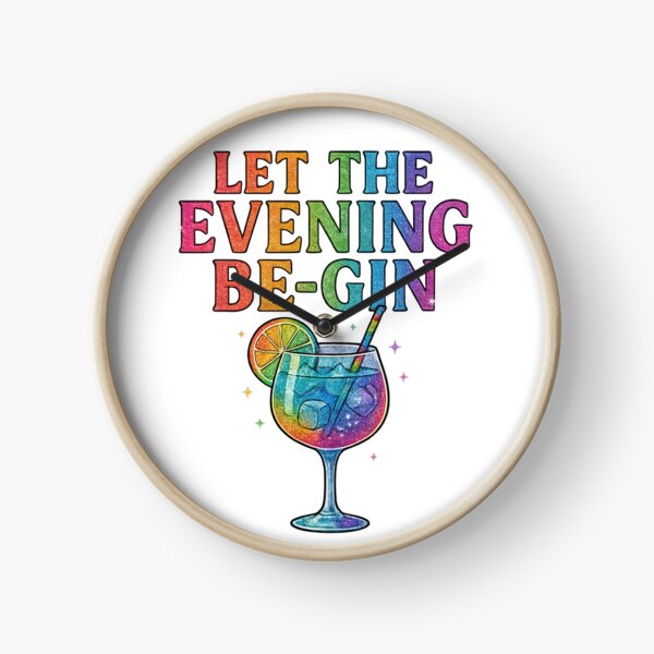 Item preview, Let the evening be gin! designed and sold by KiwiGrizzly.