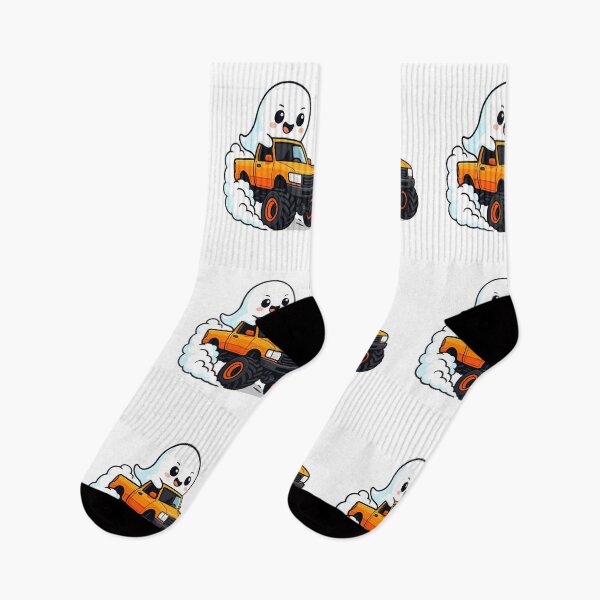 Item preview, Halloween Monster Truck With Ghost  designed and sold by cawtoon.