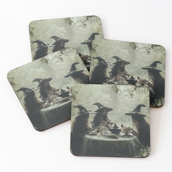 Item preview, Three Witches Drinking Tea designed and sold by Jaspersdigitalart.
