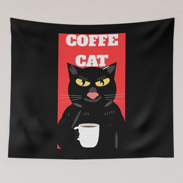 Item preview, COFFEE CAT designed and sold by GrindWardrobe.