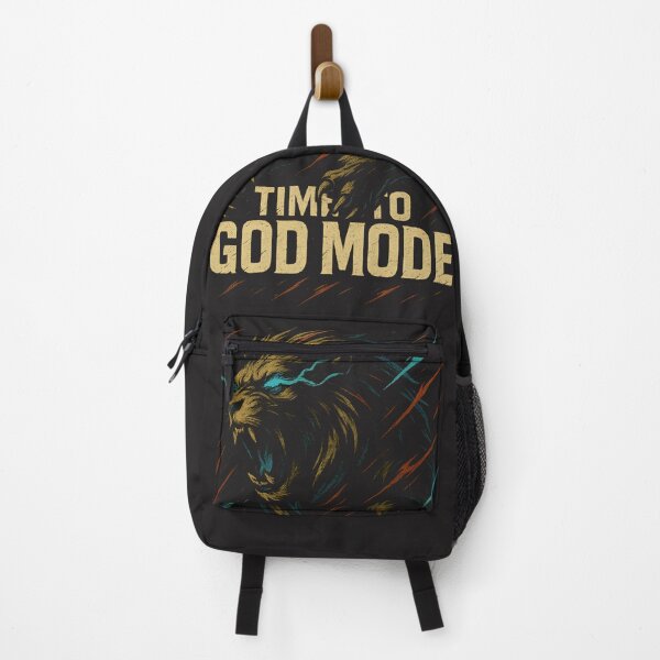 Item preview, Time to GOD MODE – Fierce Lion Power Graphic designed and sold by The-Daily-Drape.