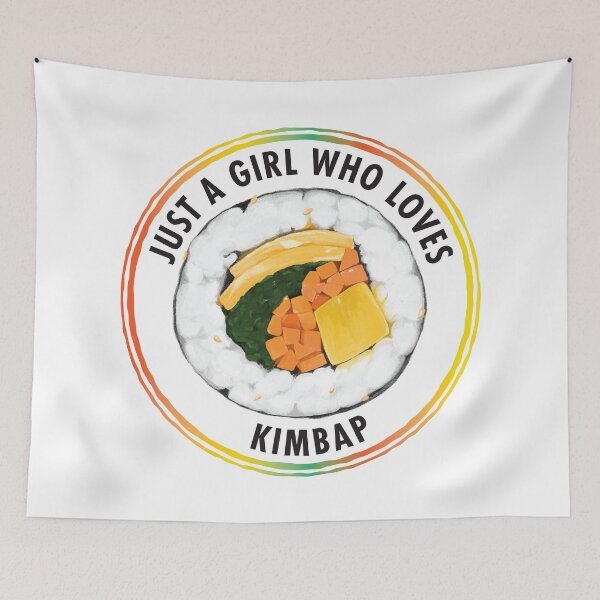 Item preview, Just A Girl Who Loves Kimbap designed and sold by bolimj.