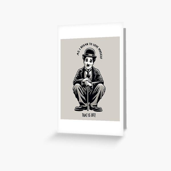 Item preview, As I began to love myself - Charlie Chaplin designed and sold by teesandlove.
