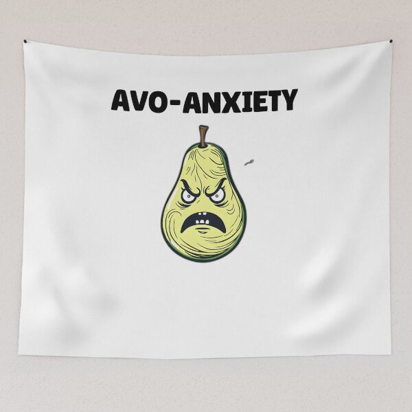 Item preview, Abstract Anxiety Avocado designed and sold by allogy.