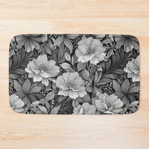 Item preview, Black and White Flowers designed and sold by CoolPixels.