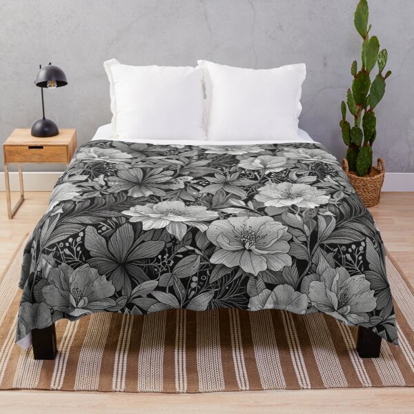 Item preview, Black and White Flowers designed and sold by CoolPixels.