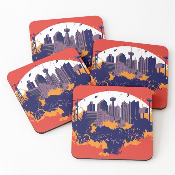 Item preview, Flaming San Antonio, Red Sun Version designed and sold by Pizzzzapants.