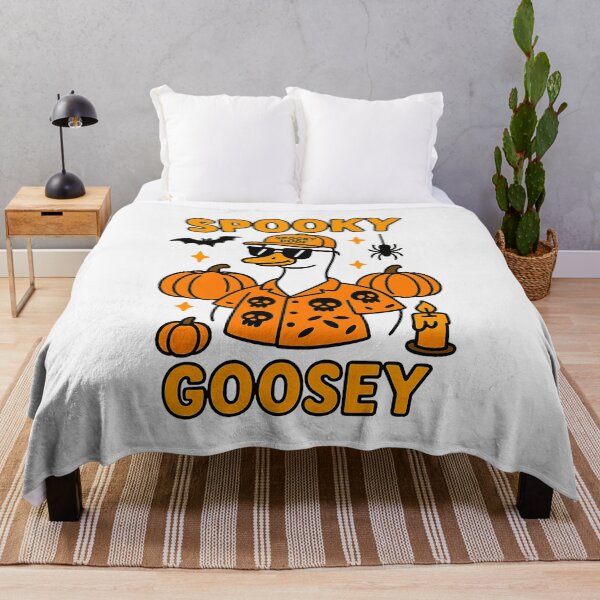 Item preview, Halloween Spooky Goosey Halloween Silly Goose designed and sold by cawtoon.