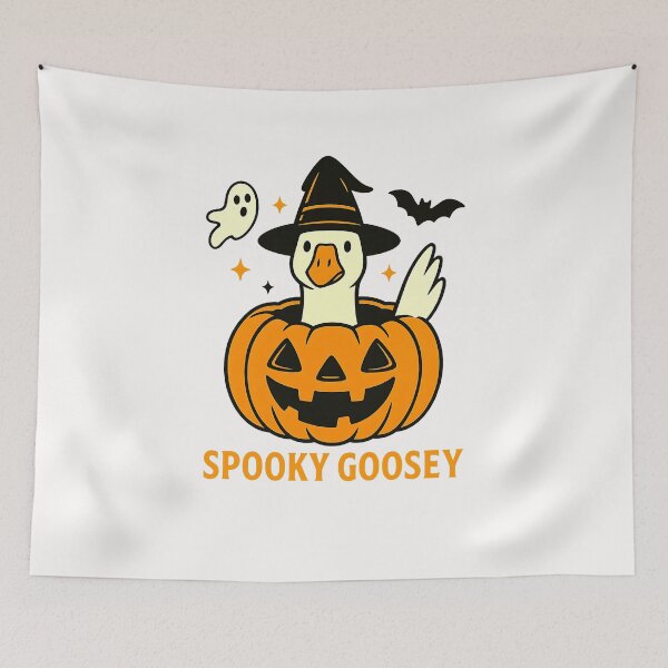 Item preview, Halloween Spooky Goosey Halloween Silly Goose Witch  designed and sold by cawtoon.