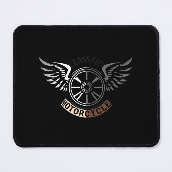 Item preview, Classic Motorcycle Winged Wheel Logo designed and sold by PixelArc.
