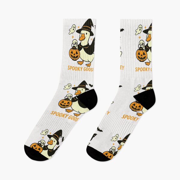 Item preview, Halloween Spooky Goosey Halloween Silly Goose Witch  designed and sold by cawtoon.