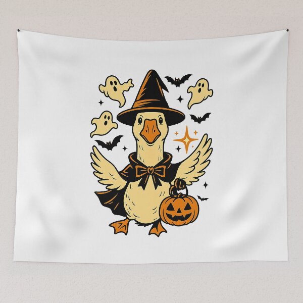 Item preview, Halloween Spooky Goosey Halloween Silly Goose Witch  designed and sold by cawtoon.