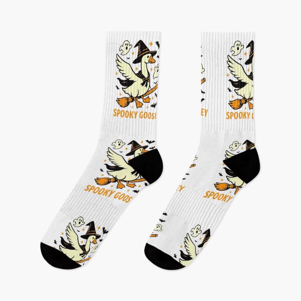 Item preview, Halloween Spooky Goosey Halloween Silly Goose Witch designed and sold by cawtoon.