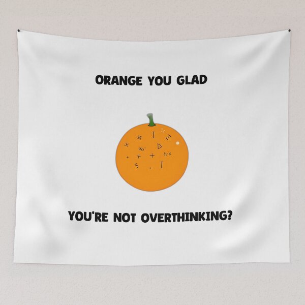 Item preview, Overthinking Orange designed and sold by allogy.