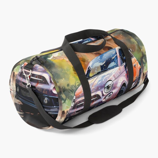 Item preview, Aggressive Hatchback Car Surrounded By Classic Italian Cityscape designed and sold by RevUpDesign.