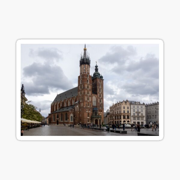 Saint Mary Basilica in Krakow Sticker
