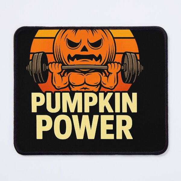 Item preview, Pumpkin Power Funny Gym Workout Humor designed and sold by cawtoon.