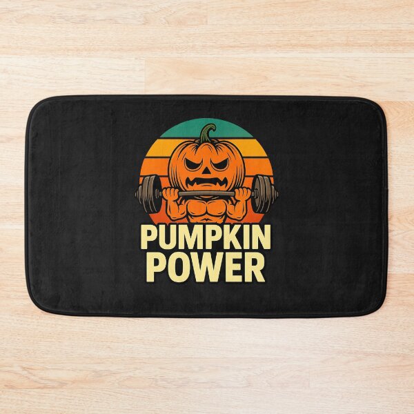 Item preview, Pumpkin Power Funny Gym Workout Humor designed and sold by cawtoon.