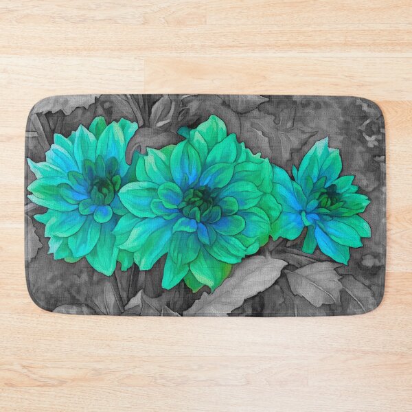 Item preview, The Three Dahlias on B&W 10 designed and sold by BloomingbySJ.