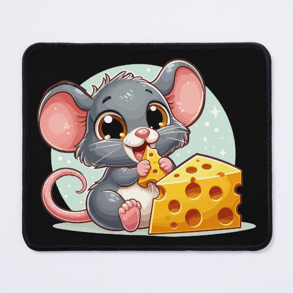 Item preview, Cheese Mouse delicious cheese makes you happy gift designed and sold by Pineapple-Tree.