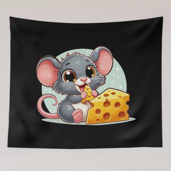Item preview, Cheese Mouse delicious cheese makes you happy gift designed and sold by Pineapple-Tree.