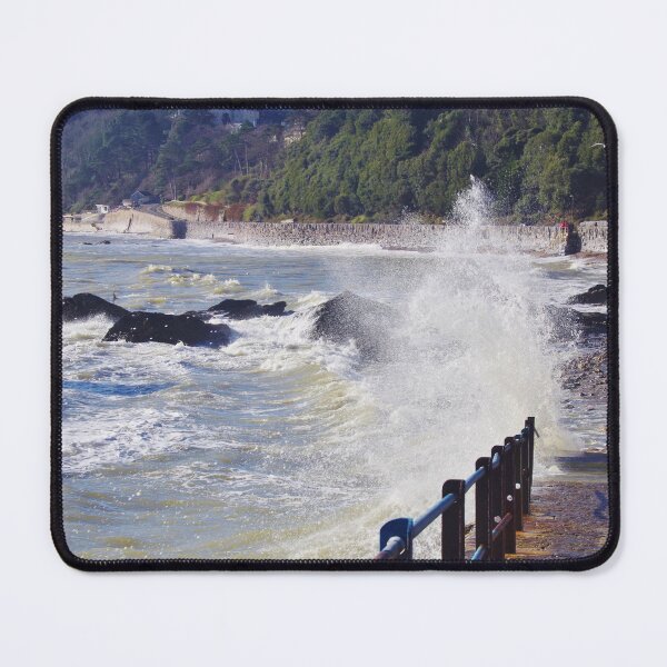 Item preview, Waves At Meadfoot Beach Slipway, Torquay UK designed and sold by lezvee.