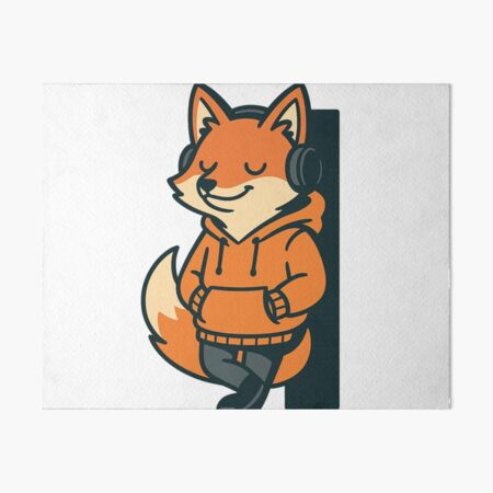 Item preview, Cool Hoodie Fox - Urban Cartoon Animal designed and sold by CoolThings Creative.