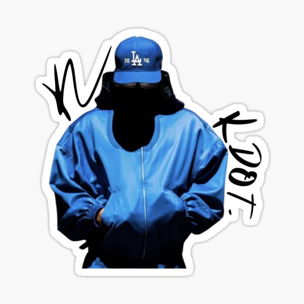 Aperçu de l'œuvre Autocollant Kendrick Lamar créée et vendue par ChromeNoHearts.