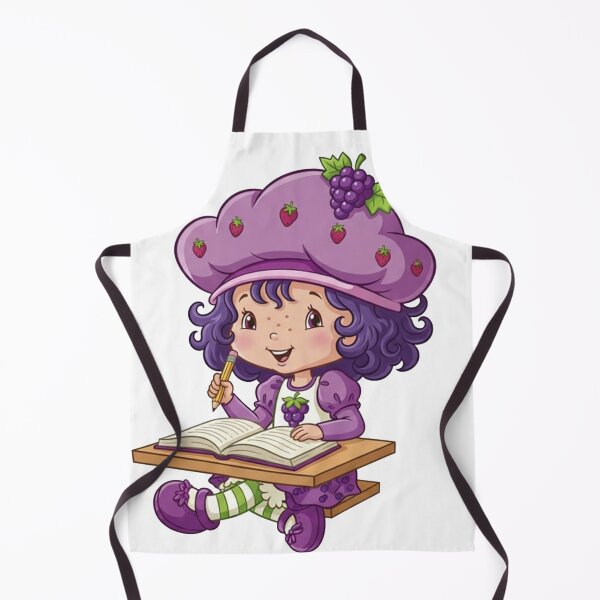 Item preview, Grapella Study – Cute Grape Girl Focused on Learning designed and sold by mostafa gebril ⭐⭐⭐⭐⭐.