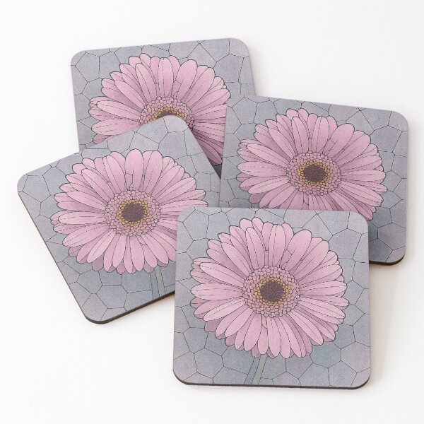 Item preview, Gerbera Daisy in Stained Glass Style Design designed and sold by Pacika.