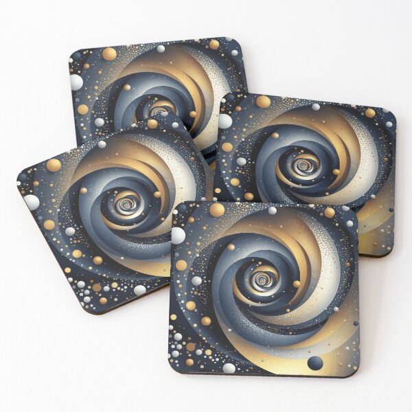 Item preview, Colorful Abstract Fibonacci Art 192 designed and sold by Vicky Brago-Mitchell®.