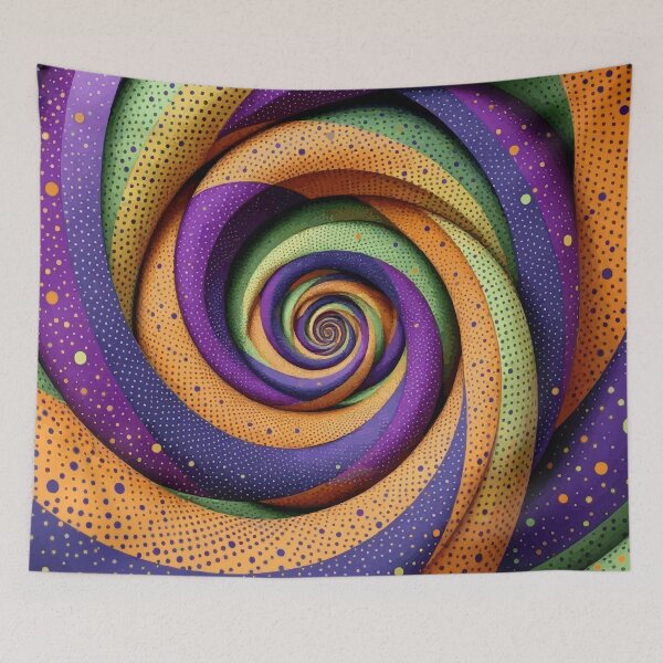 Item preview, Colorful Abstract Fibonacci Art 193 designed and sold by Vicky Brago-Mitchell®.
