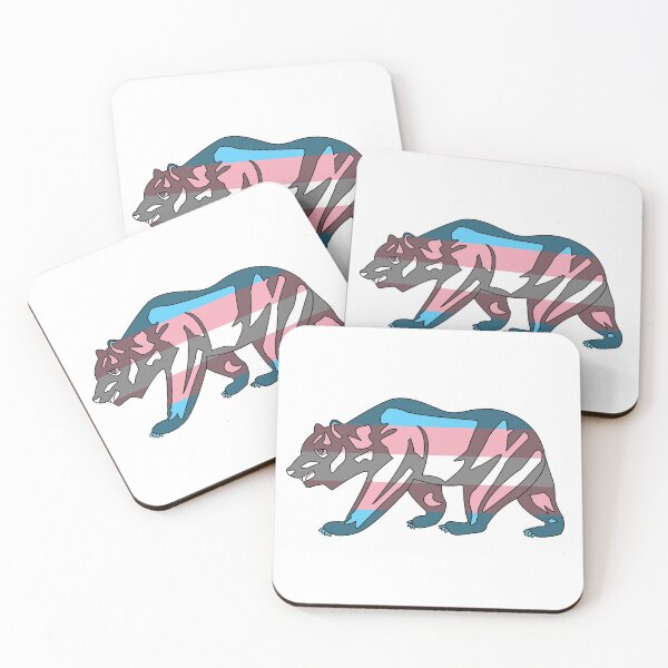 Item preview, Trans Pride Bear! designed and sold by Sun Dog Montana.