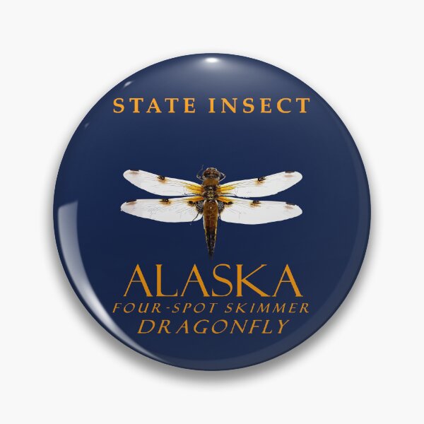 Item preview, Alaska Territory Insect The Four Spot Skimmer Dragonfly designed and sold by taiche.