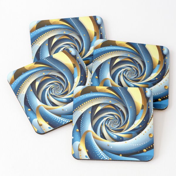 Item preview, Colorful Abstract Fibonacci Art 196 designed and sold by Vicky Brago-Mitchell®.