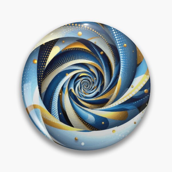 Item preview, Colorful Abstract Fibonacci Art 196 designed and sold by Vicky Brago-Mitchell®.
