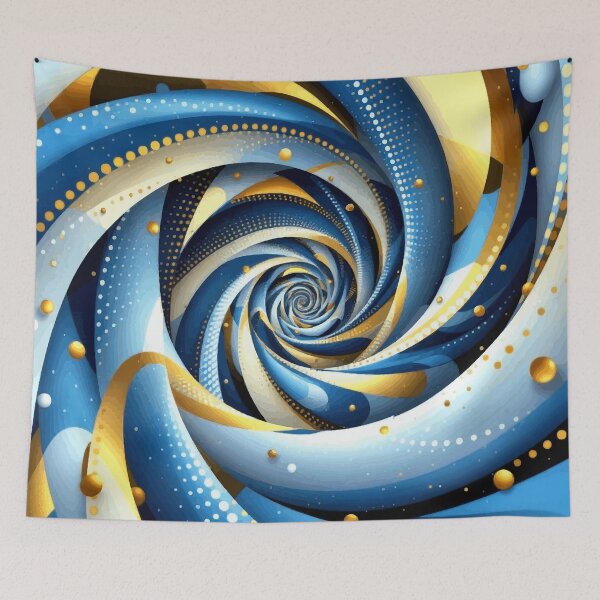 Item preview, Colorful Abstract Fibonacci Art 196 designed and sold by Vicky Brago-Mitchell®.