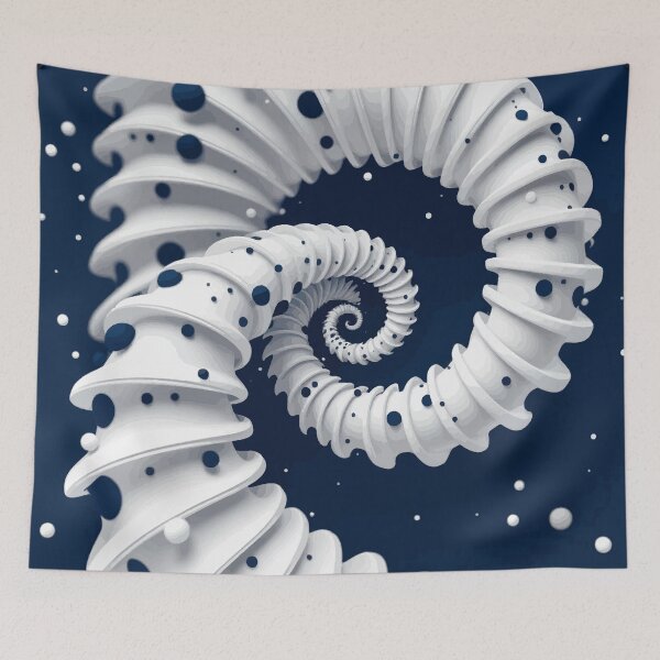 Item preview,  Colorful Abstract Fibonacci Art 200 designed and sold by Vicky Brago-Mitchell®.