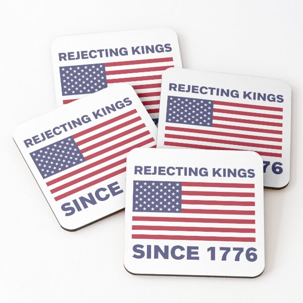 Item preview, REJECTING KINGS SINCE 1776 JUNE 14 PROTEST designed and sold by ProgressiveMob.