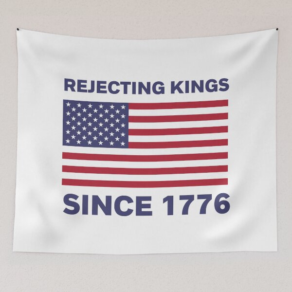 Item preview, REJECTING KINGS SINCE 1776 JUNE 14 PROTEST designed and sold by ProgressiveMob.