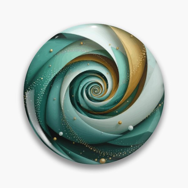 Item preview, Colorful Abstract Fibonacci Art 201 designed and sold by Vicky Brago-Mitchell®.