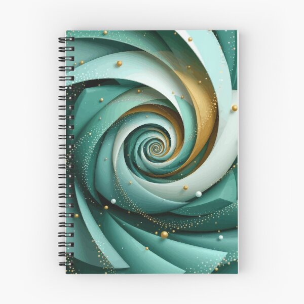 Item preview, Colorful Abstract Fibonacci Art 201 designed and sold by Vicky Brago-Mitchell®.