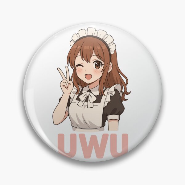 Item preview, Anime UWU Maid Girl - Kawaii designed and sold by CoolThings Creative.
