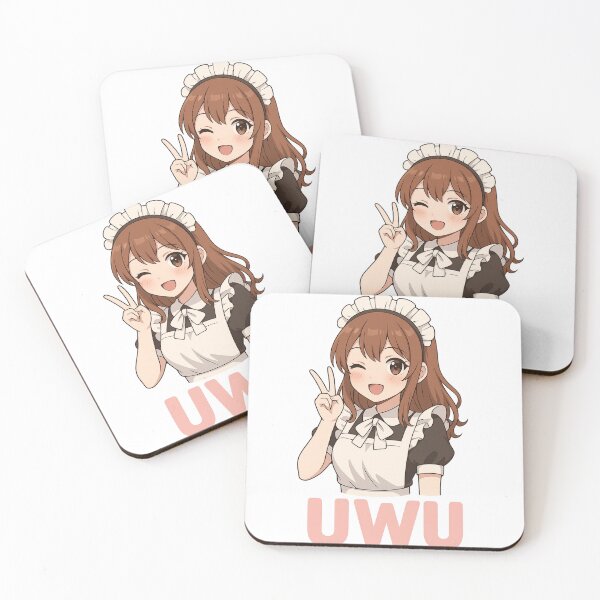 Item preview, Anime UWU Maid Girl - Kawaii designed and sold by CoolThings Creative.