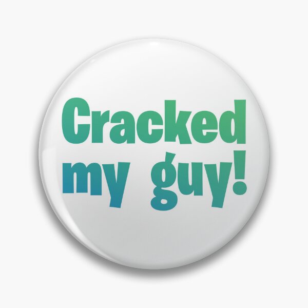 Item preview, Cracked my game - funny gamer quote designed and sold by RetroRayDesigns.