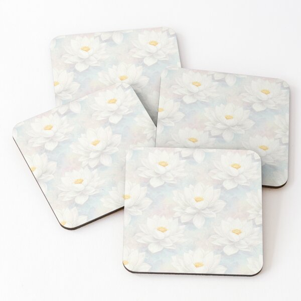 Item preview, White Lotus Quilt: Spiritual Comfort & Warmth designed and sold by DracosFire.