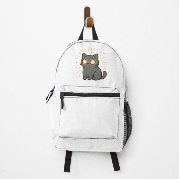 Item preview, Glowing Curiosity – Cute Cat with Bright Eyes designed and sold by thenicequote.