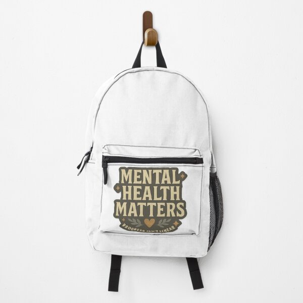 Item preview, "Progress is Not Linear" – Mental Health Typography Design designed and sold by DIRTYSKETCHH.