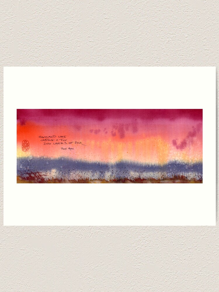 Alternate view of Layers Of Pink Art Print